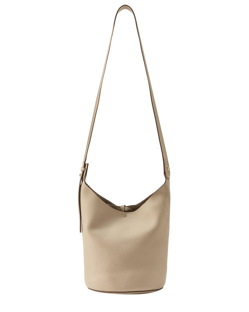 Женская кожаная сумка Helen Kaminski коричневого цвета