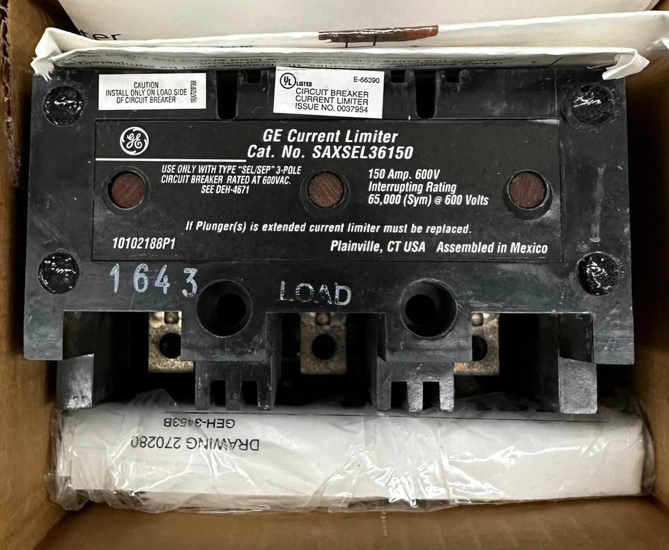 MAG BREAK CURRENT LIMITER SAXSEL36150 NEW - Image 2 of 3