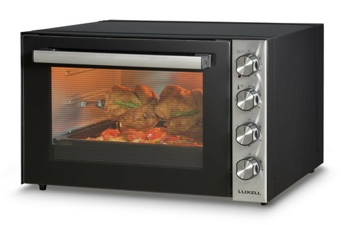 Forno Elettrico Ventilato LUXELL 70 Litri Pizze Piatti Pollo Cottura 4  Manopole | eBay