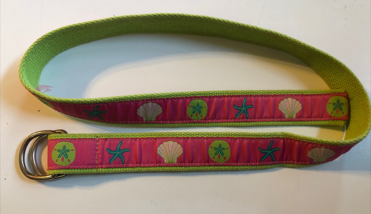 Douglas paquette RI & c k Bradley lot of 2x preppy canvas flip novelty belt Dolls Kill Pink Belts for Women | Mercari main image 4