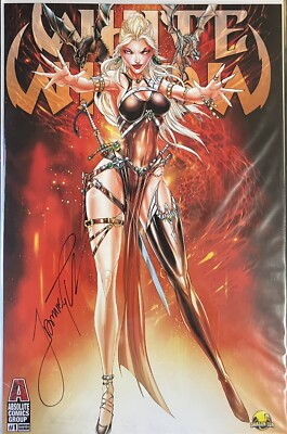 White Widow #1 Jamie Tyndall Exclusive Dragon Con 1st Print Signed NM+