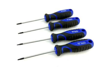 KS TOOLS -  BRILLIANT TOOLS 4-tlg. TORX-Schraubendreher-Satz TORX T6, T7, T8, T9