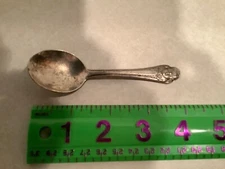 Vintage Gerber baby spoon, silverplate