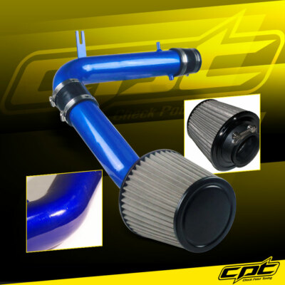 For 98-02 Honda Accord 3.0L V6 Blue Cold Air Intake + Black Filter Cover