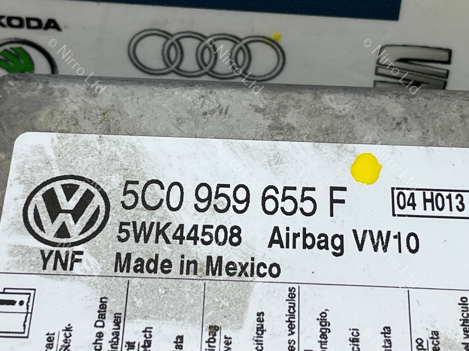 VW BEETLE AIRBAG MODULE 2012 TO 2016 5C0959655F eBay