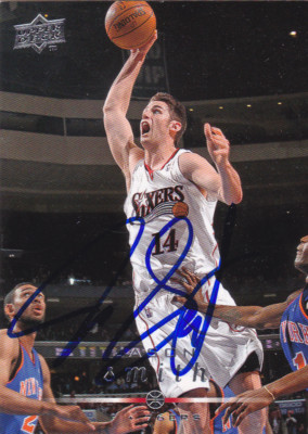 JASON SMITH PHILADELPHIA 76ERS SIGNED CARD PELICANS BUCKS MAGIC