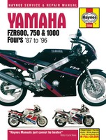 Yamaha FZR600, 750 & 1000 Fours (87 - 96) Haynes Repair Manual | Publishing