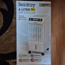 Beldray 6 Litre Air Cooler Portable Cooling Fan Humidifier Home Office Bedroom