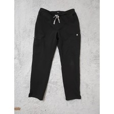Figs Scrub Pants Womens Size Small Yola Skinny Drawstring Nurse Medical Black