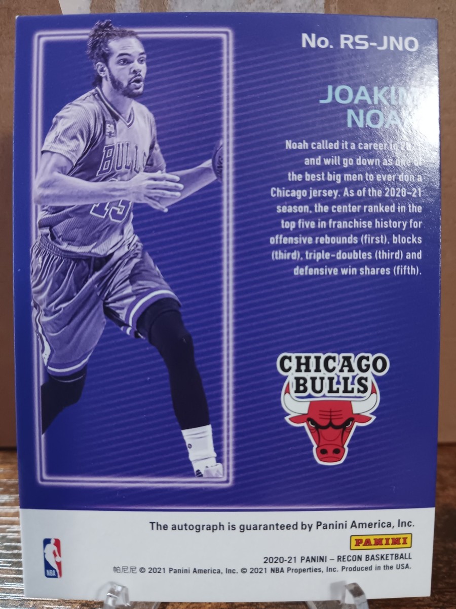 2020-21 Panini Recon - Recon Signatures Joakim Noah #RS-JNO (AU
