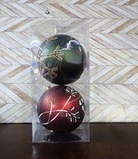 Ashland Shatterproof 2 piece Christmas Ornaments