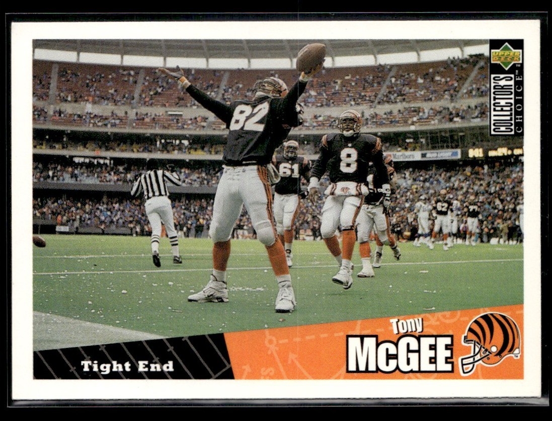 1996 UD COLLECTORS CHOICE TONY MCGEE CINCINNATI BENGALS #263