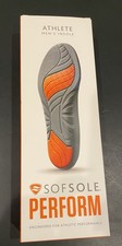 Sof Sole Athlete Full Length Shoe Insoles-Size 12.5-13.5 Mens