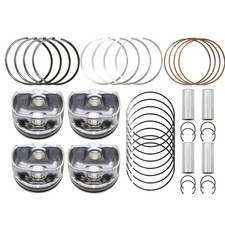 0.50mm Oversize Piston Assembly With Rings Fit Hyundai Tucson Kia Soul Forte5