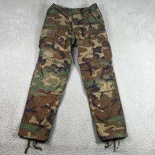 US Military Pants Adult Medium Long Woodland Camouflage Combat Trousers