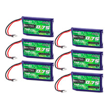 6pcs Turnigy Nano-Tech 750mAh