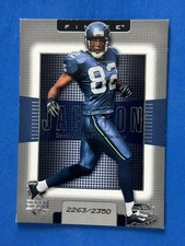 2003 Upper Deck Finite #60 Darrell Jackson Seattle Seahawks #/2350