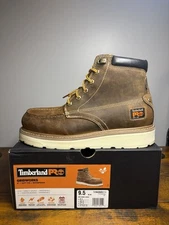 Size - 9.5 Timberland PRO Men's Gridworks 6" Waterproof Work Boot - Brown