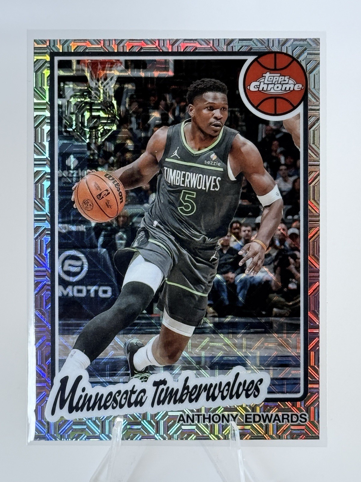 2025-26 Topps - Anthony Edwards 1980-81 Topps Chrome Mojo #TC-AE - Timberwolves