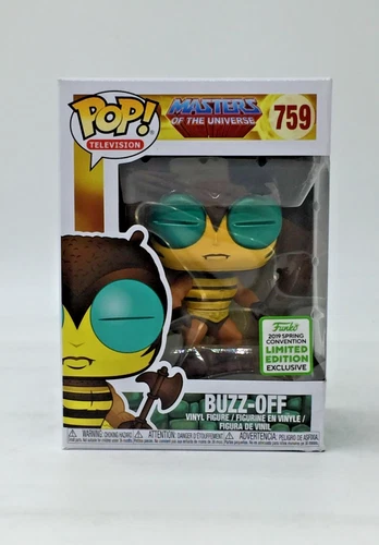 Funko Pop! Television Masters of Universe Buzz Off #759 ECCC W/ Protector Flawed
