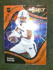 2022 Panini Select Draft Picks Romeo Doubs RC Field Level Red Lazer Prizm #114