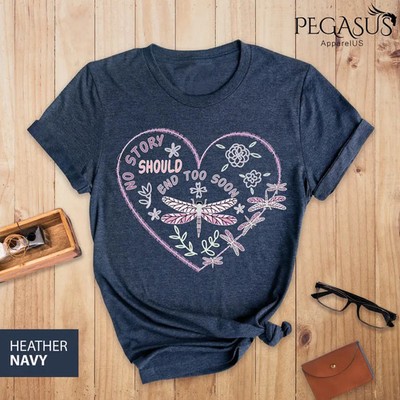 no story should end too soon Comfort Tee Mental Health