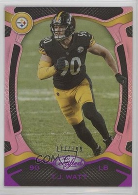 2021 Certified Mirror Pink 117/199 TJ Watt #25 yw3