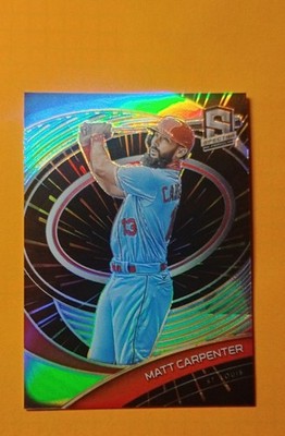2021 Panini Spectra - Matt Carpenter #65 Hyper Prizm /75