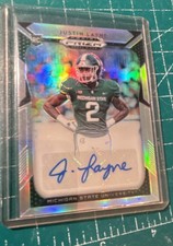 2019 Panini Prizm Draft - Draft Picks Justin Layne #297 Silver Prizm Autographs
