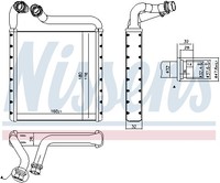 1X Nissens 73994 WäRmetauscher Innenraumheizung FüR VW