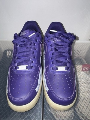 Nike Air Force 1 Low Purple Skeleton 7.5 Men's