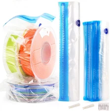 3D Printer Filament 66PCS Storage Bags Vacuum Kit, Filament Bags Storage Spool S