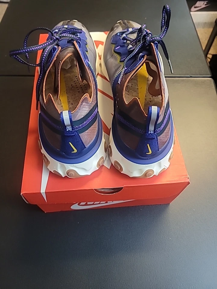 Nike React Element 87 Dusty Peach Men's Size 11 New Running Shoes - Image 2 of 4