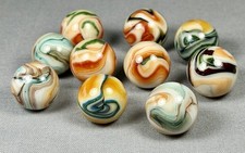 JABO SET OF 10 W/AVENTURINE MINT LOOKIE