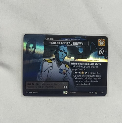 #ad Grand Admiral Thrawn Patient and Insightful Showcase 	Star Wars Unlimited $89.99