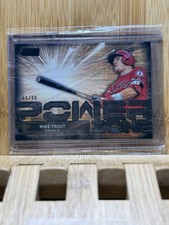 2017 Topps Stadium Club Power Zone Black Mike Trout #PZ-MT /99