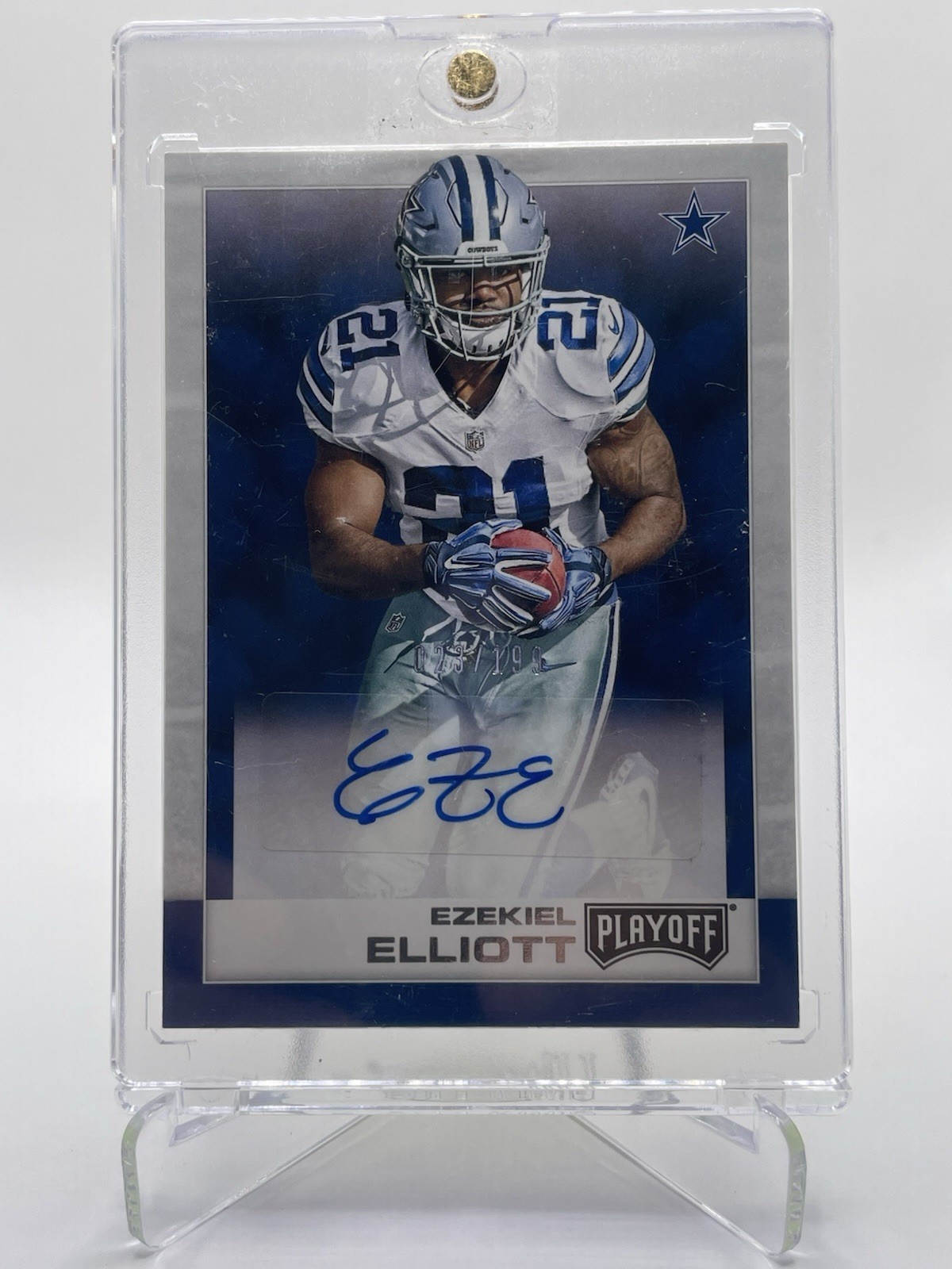 Ezekiel Elliott Panini Playoff Rps Autographs #4 Base