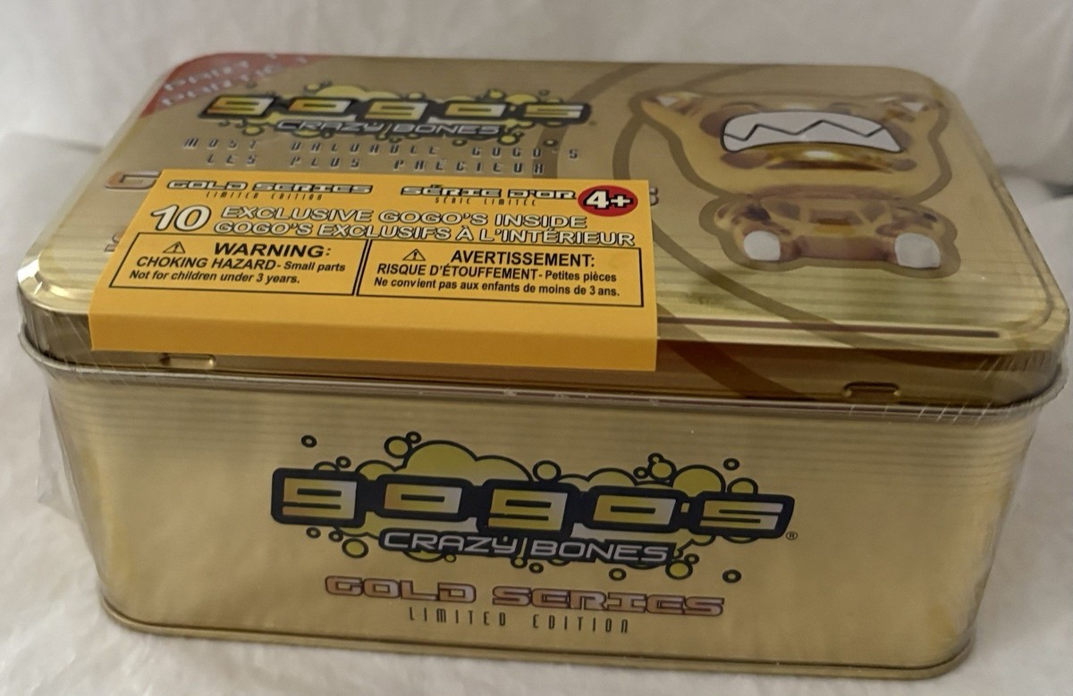 Gogos Crazy Bones GOLD Series Limited Edition Part 1 Tin Complete