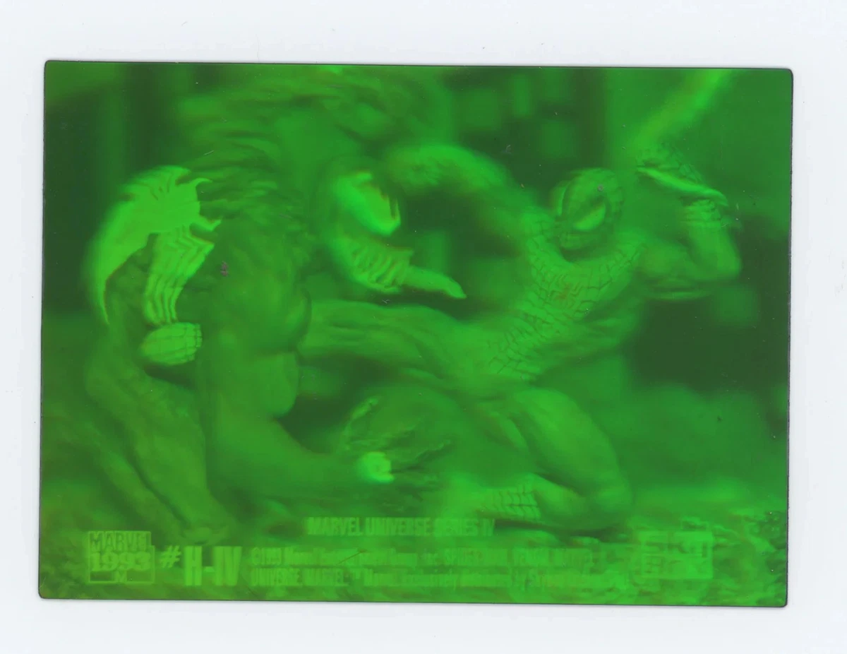 Spiderman Venom Hologram In Spider-Man Trading Card Singles for