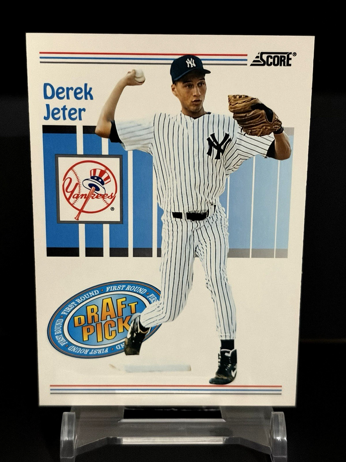 1993 Score Baseball Derek Jeter #489 Rookie RC HOF Yankees