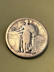 1917 S TYPE 1 Standing Liberty Quarter San Francisco Partial Date