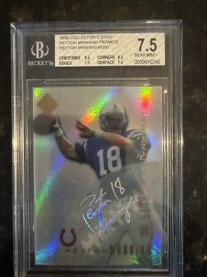 1998 Collectors Edge Peyton Manning Promos