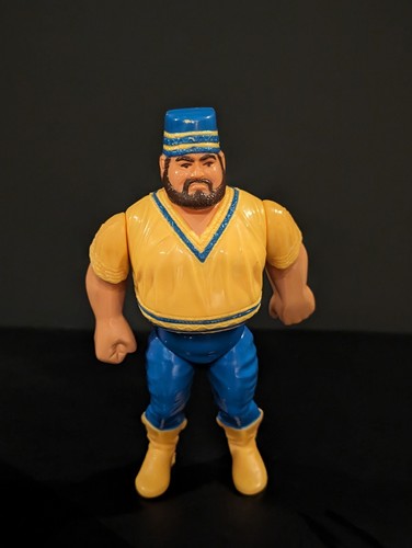 1990 WWF Hasbro Series 1 Akeem Vintage Action Figu...