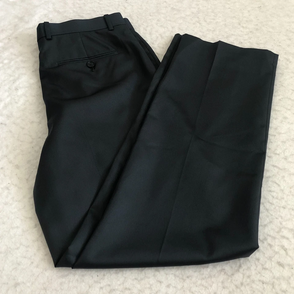 Pantalones de vestir International Concepts INC para hombre talla 30 x 30 azul marino rectos Foto 4 de 4