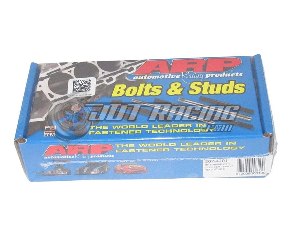 Tacos de cabeza ARP para Mitsubishi Galant VR4 1991-1992 1G DSM 4G63 6 pernos 2,0 L turbo Foto 3 de 4