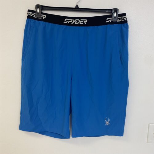 New Spyder Alpine Shorts Size XL Alpine Shorts Mens Blue Athletic Active Stretch - Picture 1 of 7
