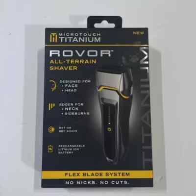 MICROTOUCH TITANIUM ROVOR 3 ALL TERRAIN SHAVER NEW IN SEALED BOX (JD156-102)