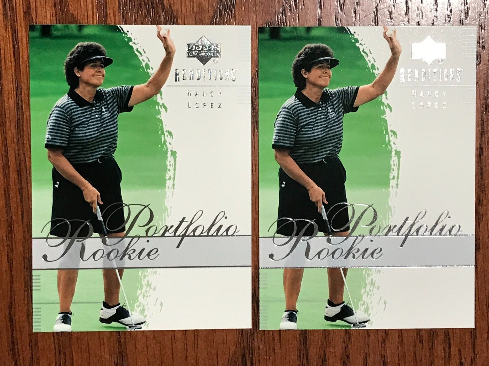 2003 UPPER DECK RENDITIONS ROOKIE CARDS RC NANCY LOPEZ CARD #49-FEB445