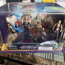 Disney Store Thor Love And Thunder Deluxe Figure Play Set Playset Figurine Toy
