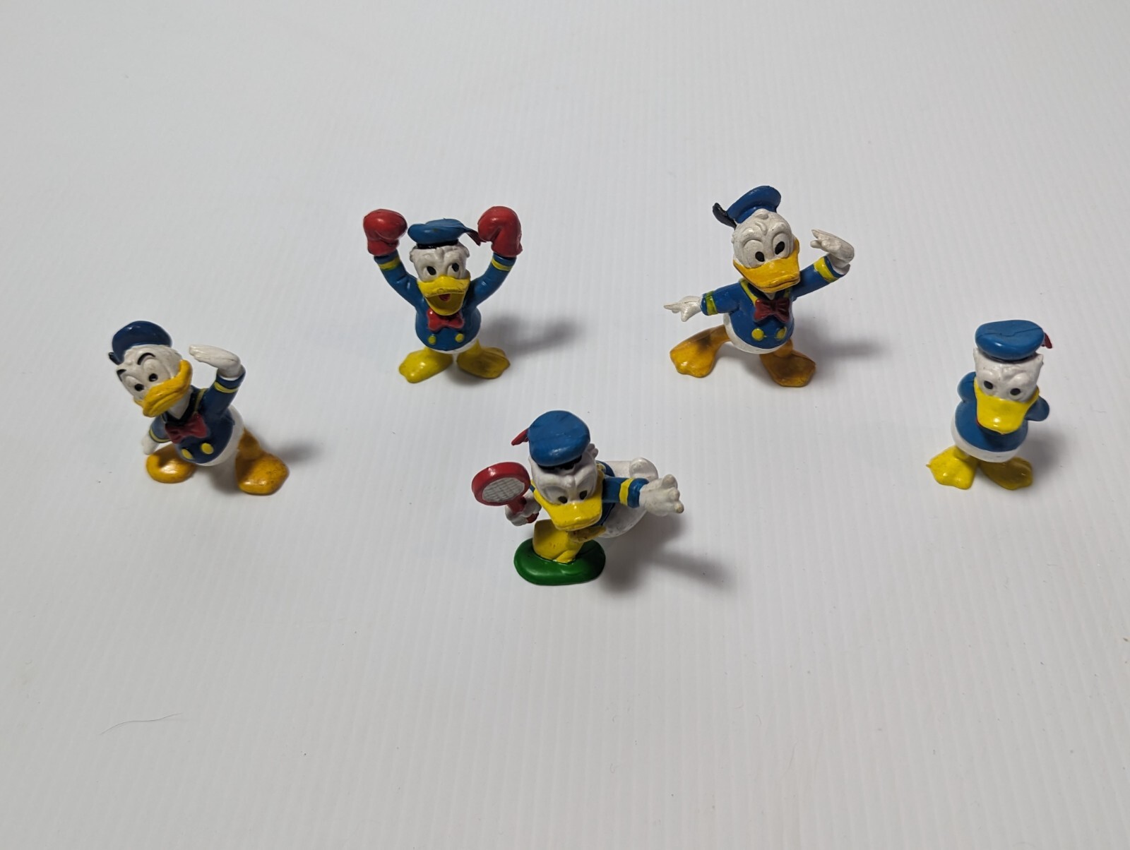 Lot Of 5 Donald Duck Vintage Figures Disney